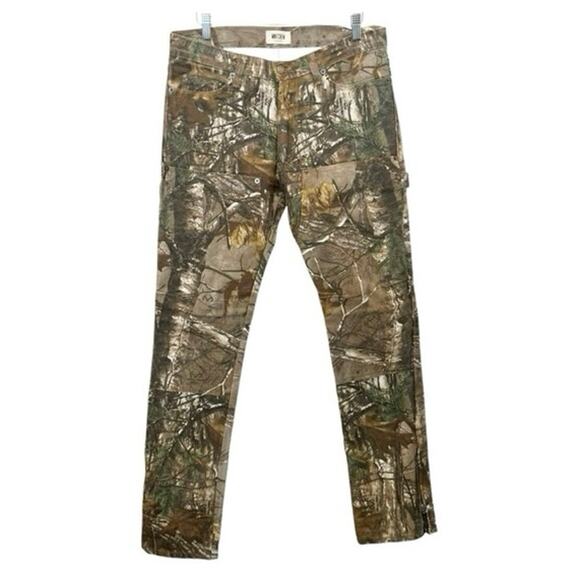 Mintcrew Carpenter Pants Realtree Fabric Flared Men’s Size 30 100% Cotton - Picture 1 of 7